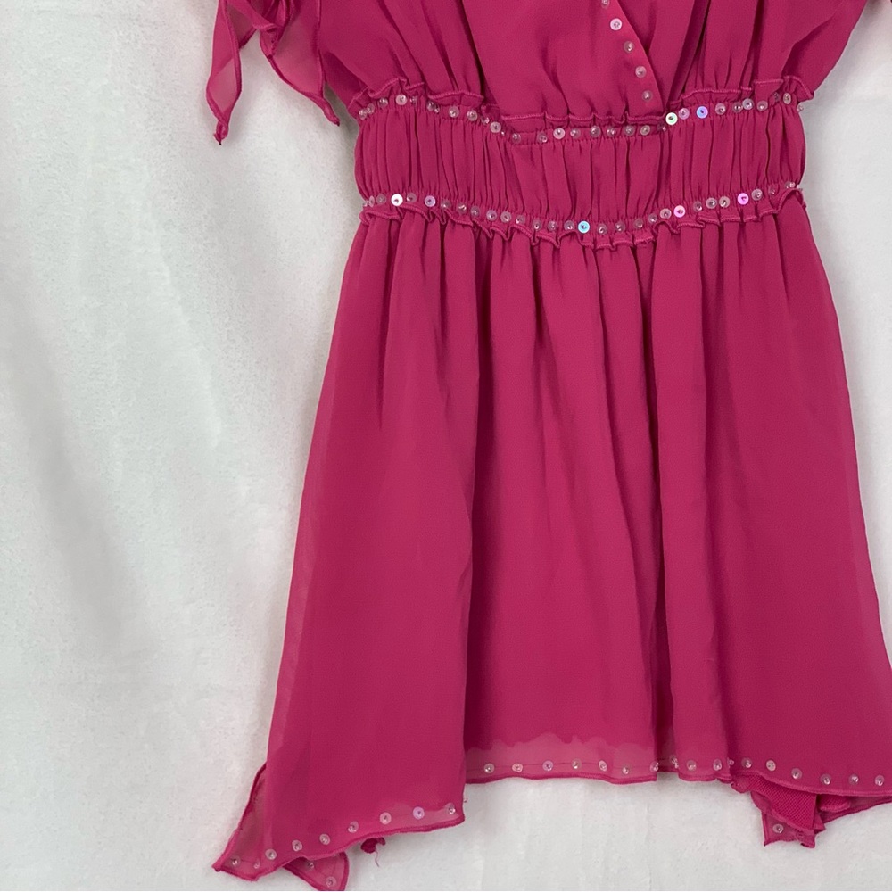 bisou bisou small fuschia pink cami size 4 - Picture 7 of 9